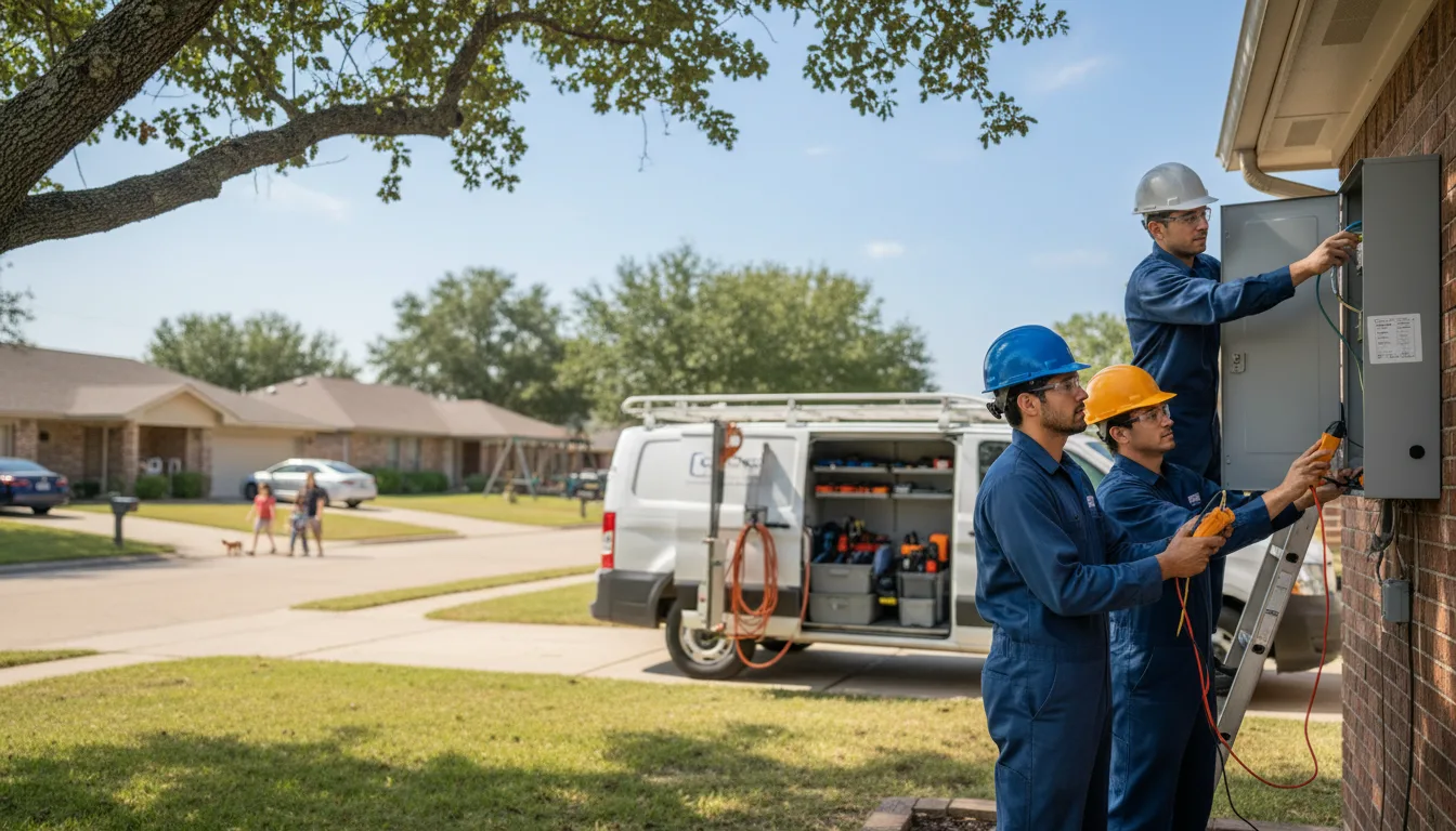 Certified electrician providing emergency electrical services in Gloster, LA
